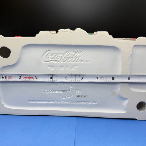 Department 56 Coca-Cola"Bottling Plant" The Original Snow Village W/ Box & Light - Picture 15 of 17